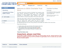 Tablet Screenshot of ctstore.gdca.org